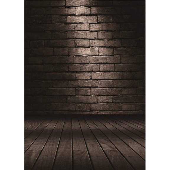 ABPHOTO Polyester Wooden Floor Background For baby photo studio Brick Wall Photography Backdrops Children 5x7ft