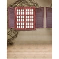 thumbnail image 1 of ABPHOTO Polyester Wooden Floor Room Windows Photography Backdrops Photo Props Studio Background 5x7ft, 1 of 2