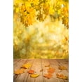 thumbnail image 1 of ABPHOTO Polyester Yellow Autumn Backdrops Wooden Floor Background Photography Thanksgiving Theme Photo Backdrops 5x7ft, 1 of 2