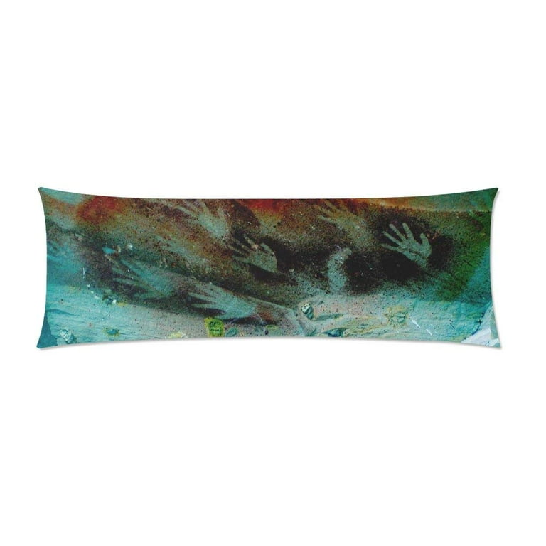 ABPHOTO Rock Art Aboriginal Culture Art Rock Body Pillow Cover pillow Case Pillow Protector Cushion Cover 20x60 inch