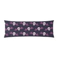 thumbnail image 1 of ABPHOTO Skulls and Wings Long Body Pillowcase Pillow Cover Pillowslip 20x60 inch, 1 of 1