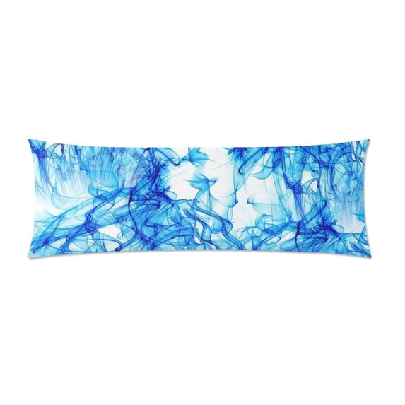 ABPHOTO Streak Kringel Flame Abstract Water Wave Body Pillow Cover pillow Case Pillow Protector Cushion Cover 20x60 inch