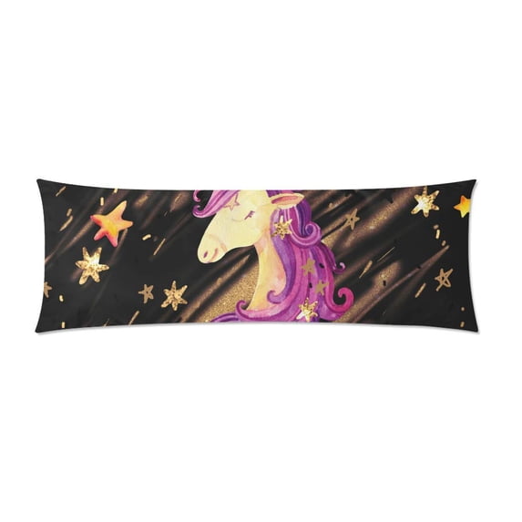 ABPHOTO Unicorn Long Body Pillowcase Pillow Cover Pillowslip 20x60 inch