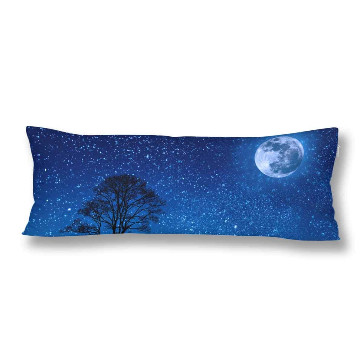 ABPHOTO Wolf Body Pillow Covers Pillowcase Throw Pillows 20x60 inch