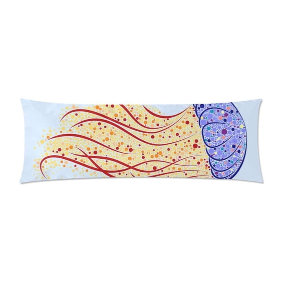 ABPHOTO jellyfish Long Body Pillowcase Pillow Cover Pillowslip 20x60 inch