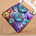 thumbnail image 1 of ABPHQTO 3D Rendering Combo Artwork With Fractal On Leather Chair Pad Seat Cushion Chair Cushion Floor Cushion Two Sides Printing 18x18 Inch, 1 of 1