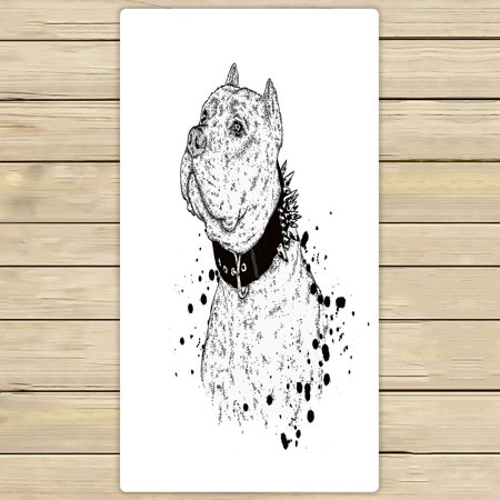 ABPHQTO A Beautiful Pit Bull Towels,Beach Bath Pool Sprot Travel Hand Spa Towel 30x56 Inch