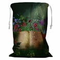 thumbnail image 1 of ABPHQTO A Book Lost In The Forest Storage Basket Laundry Bag with Drawstring 24x32 Inch, 1 of 3