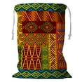thumbnail image 1 of ABPHQTO Abstract Ethnic Patterns And Ornaments Storage Basket Laundry Bag with Drawstring 24x32 Inch, 1 of 3