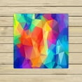 thumbnail image 1 of ABPHQTO Abstract Geometric Full Color Towels,Beach Bath Pool Sprot Travel Hand Spa Towel 13x13 Inch, 1 of 1