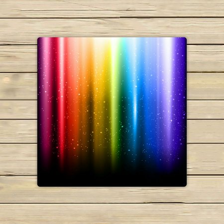 ABPHQTO Abstract Rainbow Towels Beach Bath Pool Sprot Travel Hand Spa Towel 13x13 Inch