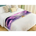 thumbnail image 1 of ABPHQTO Alien Planet Rocks Moon Bed Runner Bedding Scarf Bed Decoration 20x95 inch, 1 of 1
