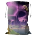 thumbnail image 1 of ABPHQTO Alien Planet Rocks Moon Storage Basket Laundry Bag with Drawstring 18x24 Inch, 1 of 3