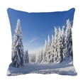 thumbnail image 1 of ABPHQTO Amazing Winter Landscape Snow Blue Sky Pillow Case Pillow Cover Pillow Protector Two Sides For Couch Bed 16x16 Inch, 1 of 1