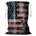 thumbnail image 1 of ABPHQTO American Flag Storage Basket Laundry Bag with Drawstring 18x24 Inch, 1 of 3