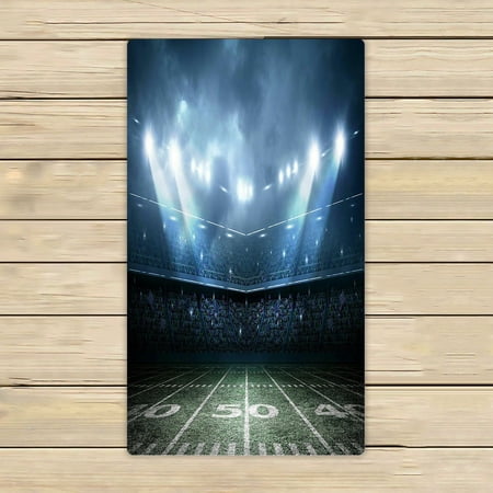 ABPHQTO American Football Stadium Towels Beach Bath Pool Sprot Travel Hand Spa Towel 16x28 Inch
