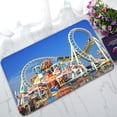thumbnail image 1 of ABPHQTO Amusement Park Rides Doormat Entrance Rug Area Rug Floor Mat Home Decor 30x18 Inch, 1 of 1