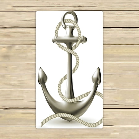 ABPHQTO Anchor Towels Beach Bath Pool Sprot Travel Hand Spa Towel 16x28 Inch