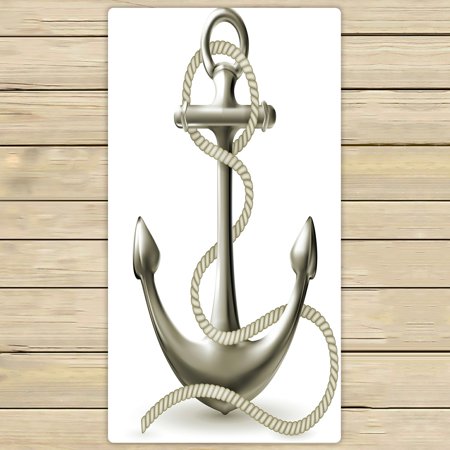 ABPHQTO Anchor Towels Beach Bath Pool Sprot Travel Hand Spa Towel 30x56 Inch
