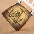thumbnail image 1 of ABPHQTO Anchor Wheel On Wood Chair Pad Seat Cushion Chair Cushion Floor Cushion Two Sides Printing 18x18 Inch, 1 of 1