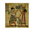 thumbnail image 1 of ABPHQTO Ancient Egyptian Papyrus Japanese Noren Curtain Doorway Door Window Treatment Curtains Cotton Linen Curtain 85x120 cm, 1 of 1