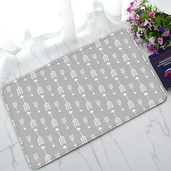 ABPHQTO Arrow Doormat Entrance Rug Area Rug Floor Mat Home Decor 30x18 Inch