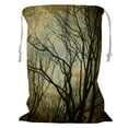 thumbnail image 1 of ABPHQTO Art Grunge Floral Storage Basket Laundry Bag with Drawstring 24x32 Inch, 1 of 3