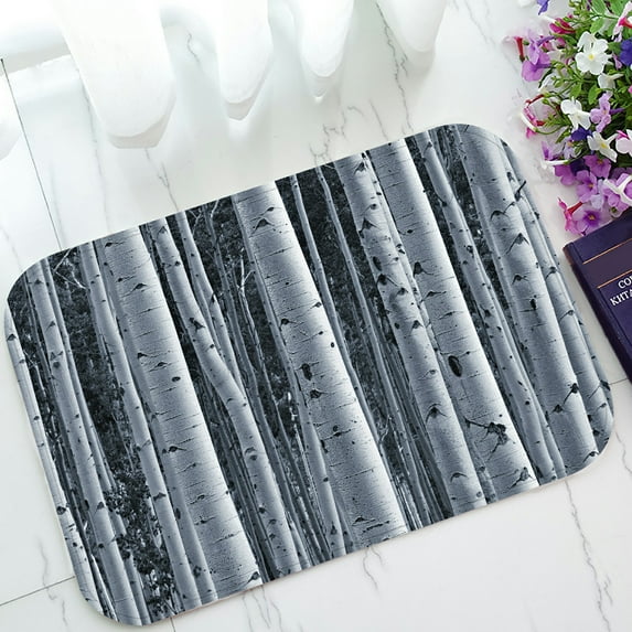 ABPHQTO Aspen Forest Doormat Entrance Rug Area Rug Floor Mat Home Decor 23.5x16.7 Inch