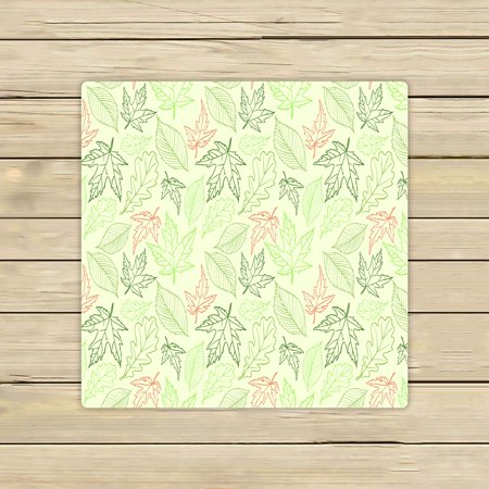 ABPHQTO Autumn Leafs On Light Background Towels,Beach Bath Pool Sprot Travel Hand Spa Towel 13x13 Inch
