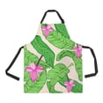 thumbnail image 1 of ABPHQTO Banana Leaf Apron Home Kitchen Apron with Pockets, 1 of 1