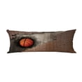 thumbnail image 1 of ABPHQTO Basketball Embedded In A Brick Wall Body Pillow Covers Pillow Case Protector Pillowcase 20x60 Inch, 1 of 1