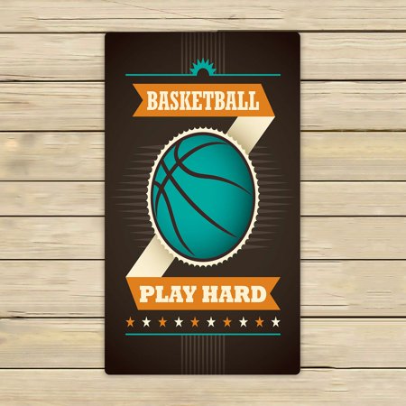 ABPHQTO Basketball Poster Design Towels,Beach Bath Pool Sprot Travel Hand Spa Towel 16x28 Inch