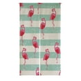 thumbnail image 1 of ABPHQTO Beachy Flamingo Japanese Noren Curtain Doorway Door Window Treatment Curtains Cotton Linen Curtain 85x90 cm, 1 of 1