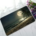thumbnail image 1 of ABPHQTO Beautiful Fantasy Tropical Beach Milky Way Star Moon Doormat Entrance Rug Area Rug Floor Mat Home Decor 30x18 Inch, 1 of 1