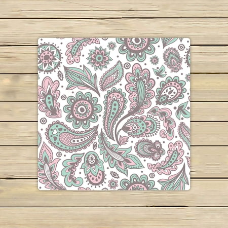 ABPHQTO Beautiful Floral Towels Beach Bath Pool Sprot Travel Hand Spa Towel 13x13 Inch