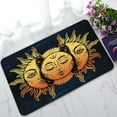 thumbnail image 1 of ABPHQTO Beautiful Moon And Sun With Faces Doormat Entrance Rug Area Rug Floor Mat Home Decor 30x18 Inch, 1 of 1