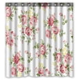thumbnail image 1 of ABPHQTO Beautiful Rose Flower Pattern Little Floral Bouquet Waterproof Polyester Shower Curtain and Hooks For Home Decor 66x72 Inch, 1 of 1