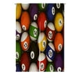 thumbnail image 1 of ABPHQTO Billiard Balls Japanese Noren Curtain Doorway Door Window Treatment Curtains Cotton Linen Curtain 85x120 cm, 1 of 1