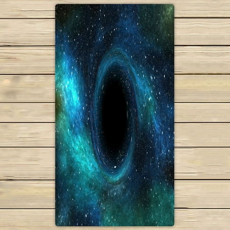 ABPHQTO Black Hole Star Field Outer Space Towels Beach Bath Pool Sprot Travel Hand Spa Towel 30x56 Inch