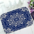 thumbnail image 1 of ABPHQTO Blue Pattern Doormat Entrance Rug Area Rug Floor Mat Home Decor 23.5x16.7 Inch, 1 of 1