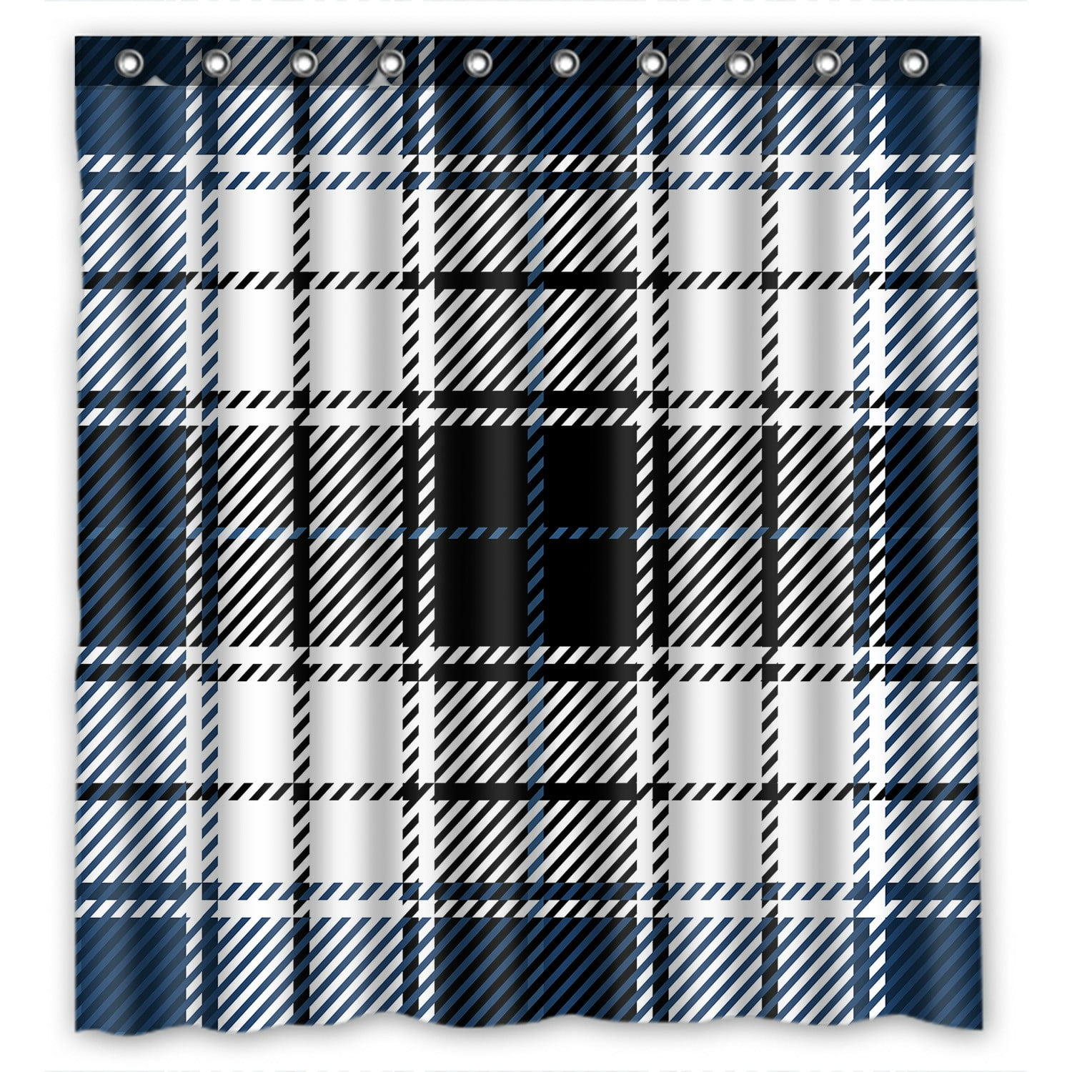 Balfour Blue Tartan Shower Curtain