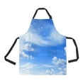 thumbnail image 1 of ABPHQTO Blue Sky With Clouds Apron Home Kitchen Apron with Pockets, 1 of 1