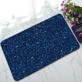 thumbnail image 1 of ABPHQTO Blue Sparkles Texture Shine Sapphire Glitter Glamour Doormat Entrance Rug Area Rug Floor Mat Home Decor 30x18 Inch, 1 of 1