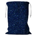 thumbnail image 1 of ABPHQTO Blue Sparkles Texture Shine Sapphire Glitter Glamour Storage Basket Laundry Bag with Drawstring 18x24 Inch, 1 of 3
