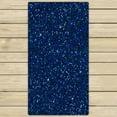 thumbnail image 1 of ABPHQTO Blue Sparkles Texture Shine Sapphire Glitter Glamour Towels,Beach Bath Pool Sprot Travel Hand Spa Towel 30x56 Inch, 1 of 1