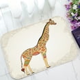thumbnail image 1 of ABPHQTO Boho Giraffe Animal Africa Nature Zoo Paisley Doodle Doormat Entrance Rug Area Rug Floor Mat Home Decor 23.5x16.7 Inch, 1 of 1