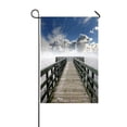 thumbnail image 1 of ABPHQTO Bridge Home Outdoor Garden Flag House Banner Size 12x18 Inch, 1 of 1