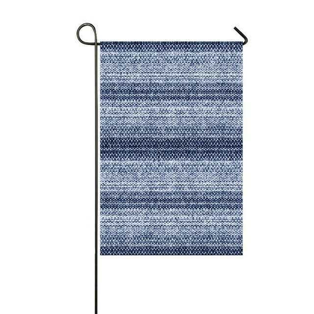 ABPHQTO Brushed Striped Motif Tweed Flecks Home Outdoor Garden Flag House Banner Size 12x18 Inch