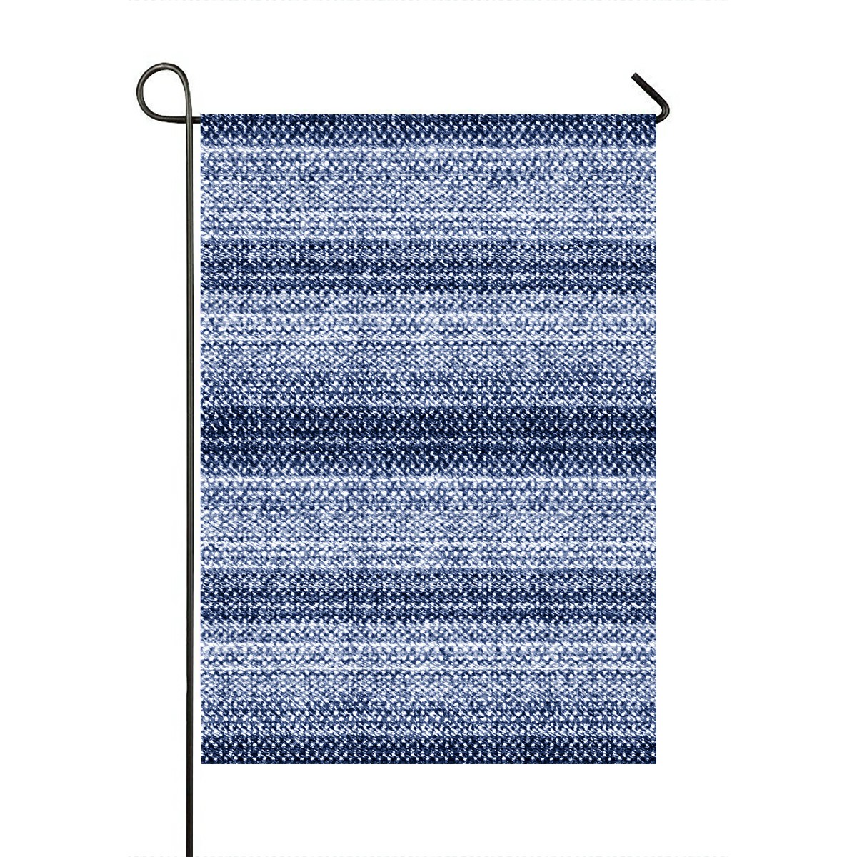 ABPHQTO Brushed Striped Motif Tweed Flecks Home Outdoor Garden Flag House Banner Size 28x40 Inch - image 1 of 1