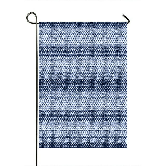 ABPHQTO Brushed Striped Motif Tweed Flecks Home Outdoor Garden Flag House Banner Size 28x40 Inch